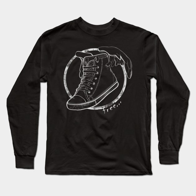 Sneakers Long Sleeve T-Shirt by RedFin